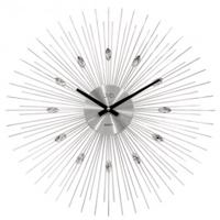 JVD HT431.1 - Designové hodiny v paprskovém designu se skleněnými doplňky