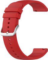 LAVVU LS00R22 Červený silikonový řemínek na hodinky - 22