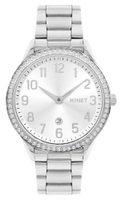 MINET Stříbrné dámské hodinky AVENUE s čísly MWL5302