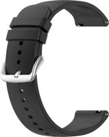LAVVU LS00B18 Černý silikonový řemínek na hodinky - 18