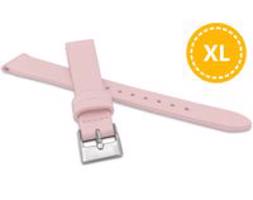 MINET XL Prodloužený růžový řemínek z luxusní kůže Top Grain - 12 - XL MSSXP12