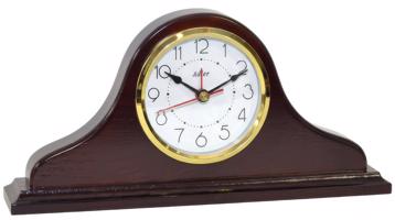 Adler 23000-W - dřevěné stolní hodiny s budíkem