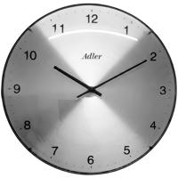 Adler 30177 - moderní hodiny s kovovým ciferníkem krytým zaobleným sklem