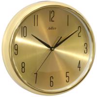 Adler 30285-gold - moderní hodiny s kovovým ciferníkem kryté zaobleným sklem