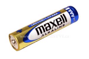 Baterie mikrotužková alkalická Maxell AAA
