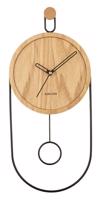 Designové kyvadlové nástěnné hodiny KA5892WD Karlsson 46cm