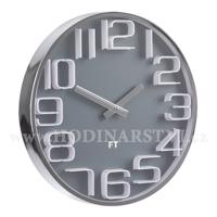 Designové nástěnné hodiny Future Time FT7010GY Numbers 30cm
