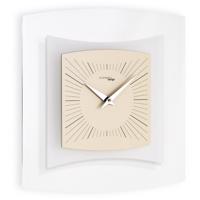 Designové nástěnné hodiny I059TR caffé latte IncantesimoDesign 35cm