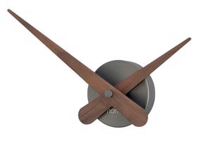 Designové nástěnné hodiny Nomon Axioma Graphite Walnut mini 37cm