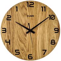Dubové hodiny české výroby KUBRi 0028REV2 s opačným chodem