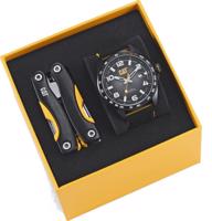 Hodinky pánské CAT SET-QE-161-21-132 - dárkový set s multifunkčním nožem