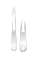 Hodinové ručičky UTS stříbrné/129