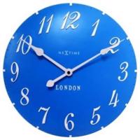 Hodiny NEXTIME 3084bl v aglickém retro stylu 35cm