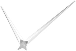 HRC77W - Kompletní hodinový strojek řízený signálem s tichým chodem včetně bílých ručiček