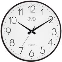 JVD HK4169.1 - velké kovové hodiny s tichým chodem a výbornou čitelností