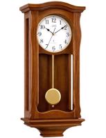 JVD NR2219.3 - Dřevěné kyvadlové hodiny řízené signálem s mnoha funkcemi