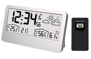JVD RB3407.2 - Moderní budík s meteostanicí