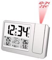 JVD RB3539 - Budík s meteostanicí, projekcí času a možností stáleho osvětlení