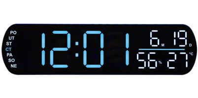 JVD SB5512.3 - budík s názvem dne v češtině, stopkami a mnoha užitečnými funkcemi