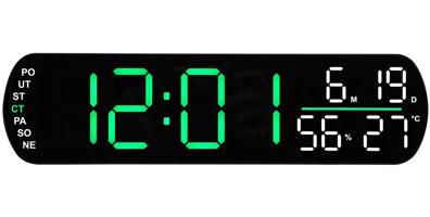 JVD SB5512.4 - hodiny s názvem dne v češtině, budíkem a mnoha užitečnými funkcemi