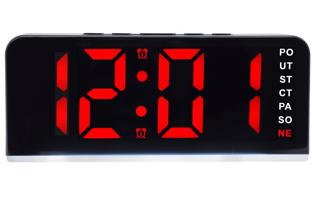 JVD SB8033.3 - Svítící budík s názvem dne v češtině