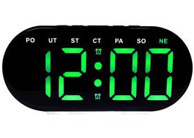 JVD SB8035.1 - svítící hodiny s budíkem a názvem dne v češtině