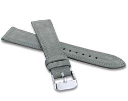 LAVVU Šedý prošitý řemínek SUEDE z luxusní kůže Top Grain - 20
