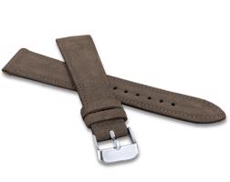 LAVVU Světle hnědý prošitý řemínek SUEDE z luxusní kůže Top Grain - 20