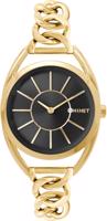 MINET Černo-zlaté dámské hodinky ICON BLACK MWL5230