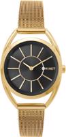 MINET Černo-zlaté dámské hodinky ICON BLACK MWL5239