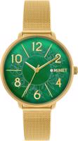 MINET Dámské hodinky PRAGUE Pure Gold MESH MWL5200