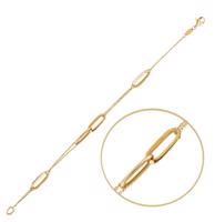 MINET Elegantní zlatý náramek Au 585/1000 2,20g