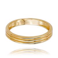 MINET Elegantní zlatý prsten Au 585/1000 vel. 58 - 1,75g