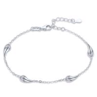 MINET Stříbrný náramek kapky