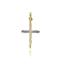 MOISS přívěsek ze žlutého zlata KŘÍŽ