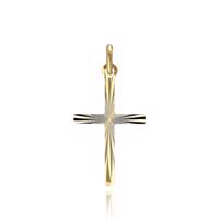 MOISS přívěsek ze žlutého zlata KŘÍŽEK