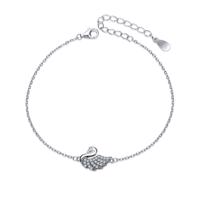 MOISS stříbrný náramek LABUŤ