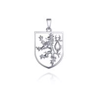 MOISS stříbrný přívěsek ČESKÝ LEV