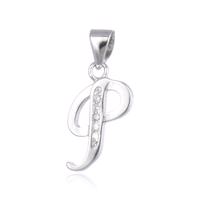 MOISS stříbrný přívěsek PÍSMENO P