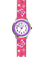 Motýlí růžové dívčí hodinky CLOCKODILE BUTTERFLIES CWG5042