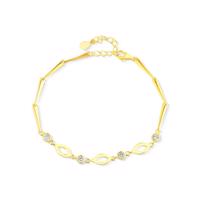 Náramek JVD SVLB0529XD5GO18 stříbrný