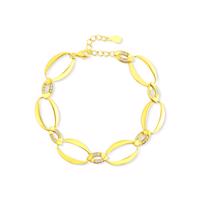 Náramek JVD SVLB0544XD5GO18 stříbrný