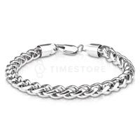 Náramek z chirurgické oceli s klasickým designem řetízku TS-BR-0041