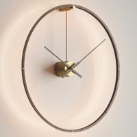 Nomon Ombra mini Premium wall 55 cm - Designové nástěnné hodiny s LED podsvětlením v rámu