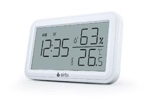 Pokojový teploměr a vlhkoměr Airbi INDOOR - bílý