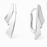 Stříbrné náušnice montáž