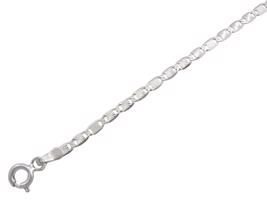 Stříbrný 925/1000 řetízek žiletkový S1086