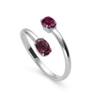 Victoria Cruz A4503-11DA - nastavitelný stříbrný prsten - zlacený