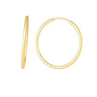 Zlaté 585/100 náušnice kroužky TU-3050