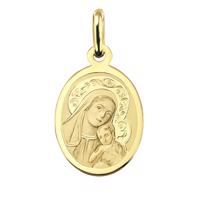 Zlatý 585/1000 přívěs madonka TU-4040